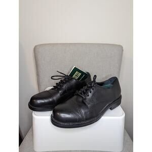 Nunn Bush Black Leather Lace Up Dress Shoes